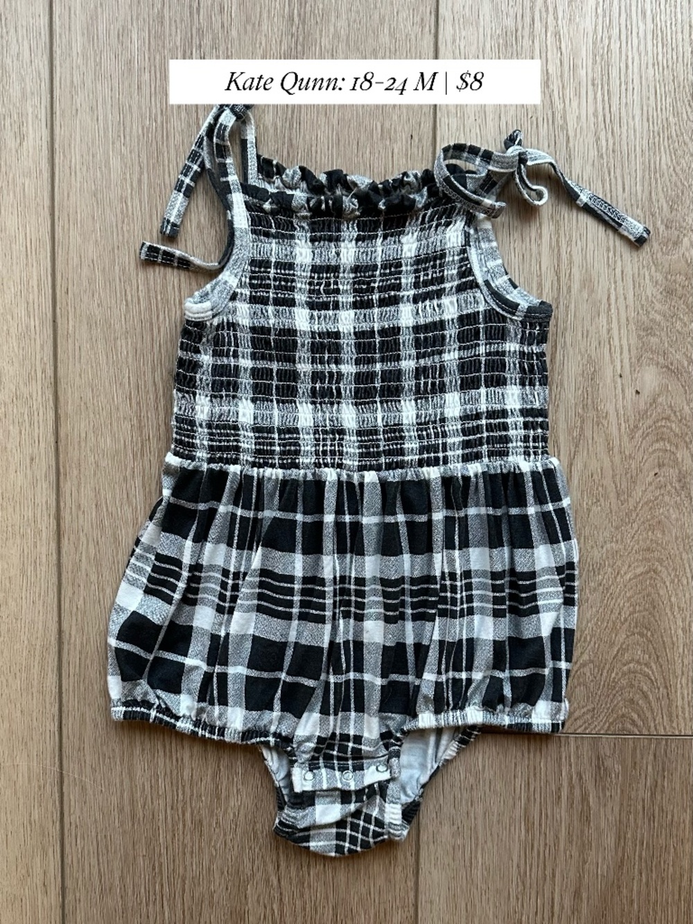 Kate Quinn Romper 12-18M